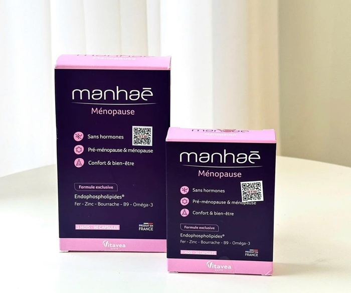 Viên Uống Hỗ Trợ Cân Bằng Nội Tiết Manhae Menopause Nutrisante 90 Viên - Giảm Bốc Hỏa và Ngủ Ngon Hơn