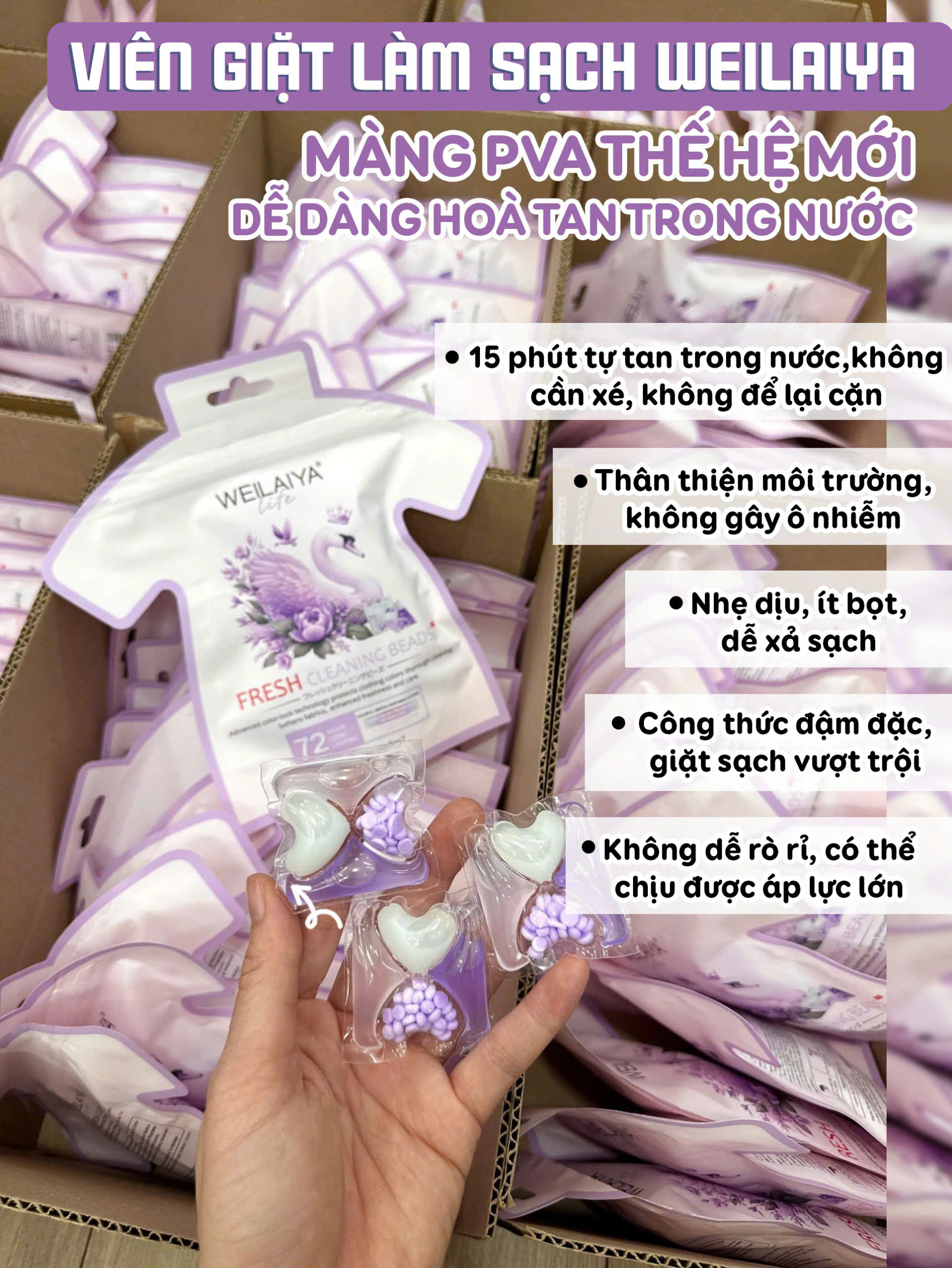 Viên giặt weilaiya