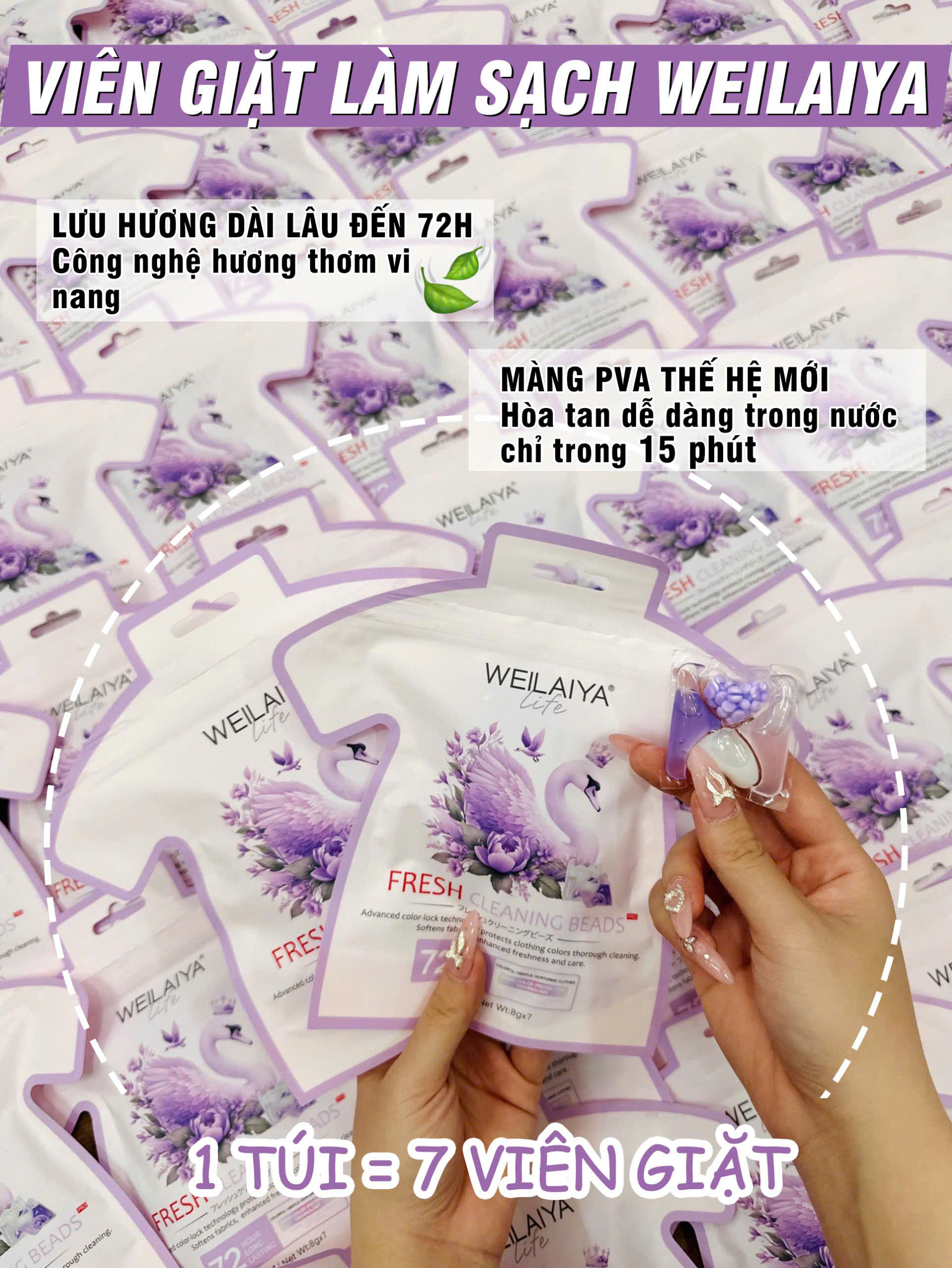 Viên giặt weilaiya