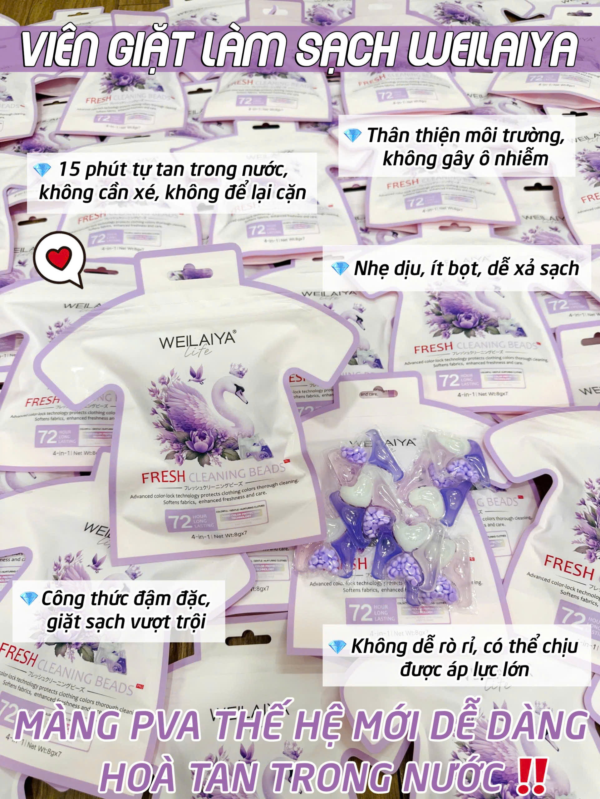Viên giặt weilaiya