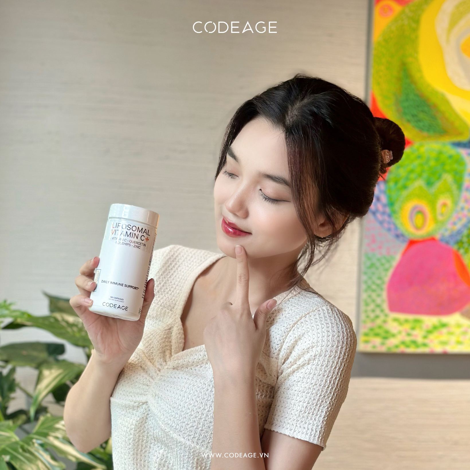 Viên uống Codeage Liposomal Vitamin C+ 180 viên