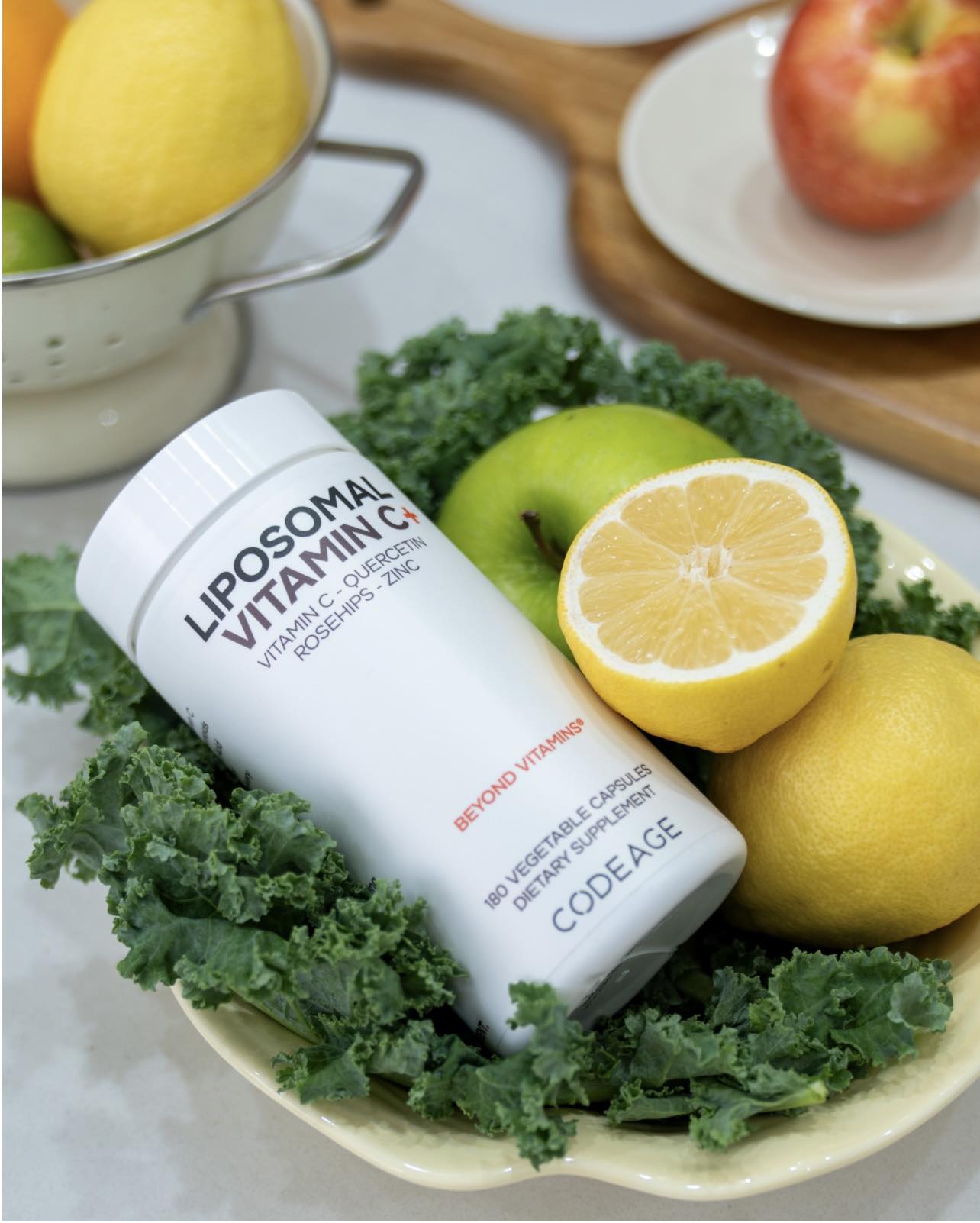 Viên uống Codeage Liposomal Vitamin C+ 180 viên