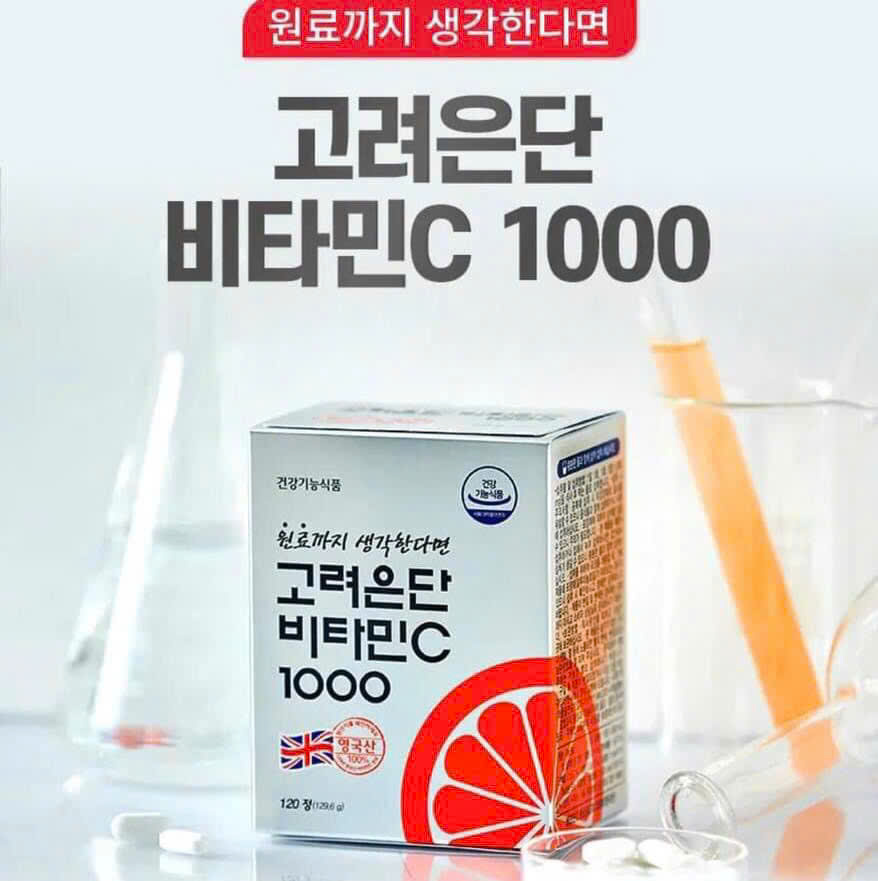 Viên uống Vitamin C Hỗ Trợ Sáng Da Eundan Vitamin C 1000mg Hàn Quốc