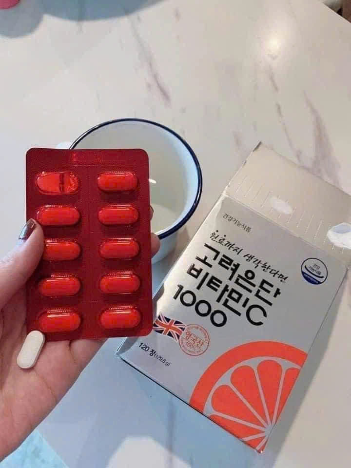 Viên uống Vitamin C Hỗ Trợ Sáng Da Eundan Vitamin C 1000mg Hàn Quốc