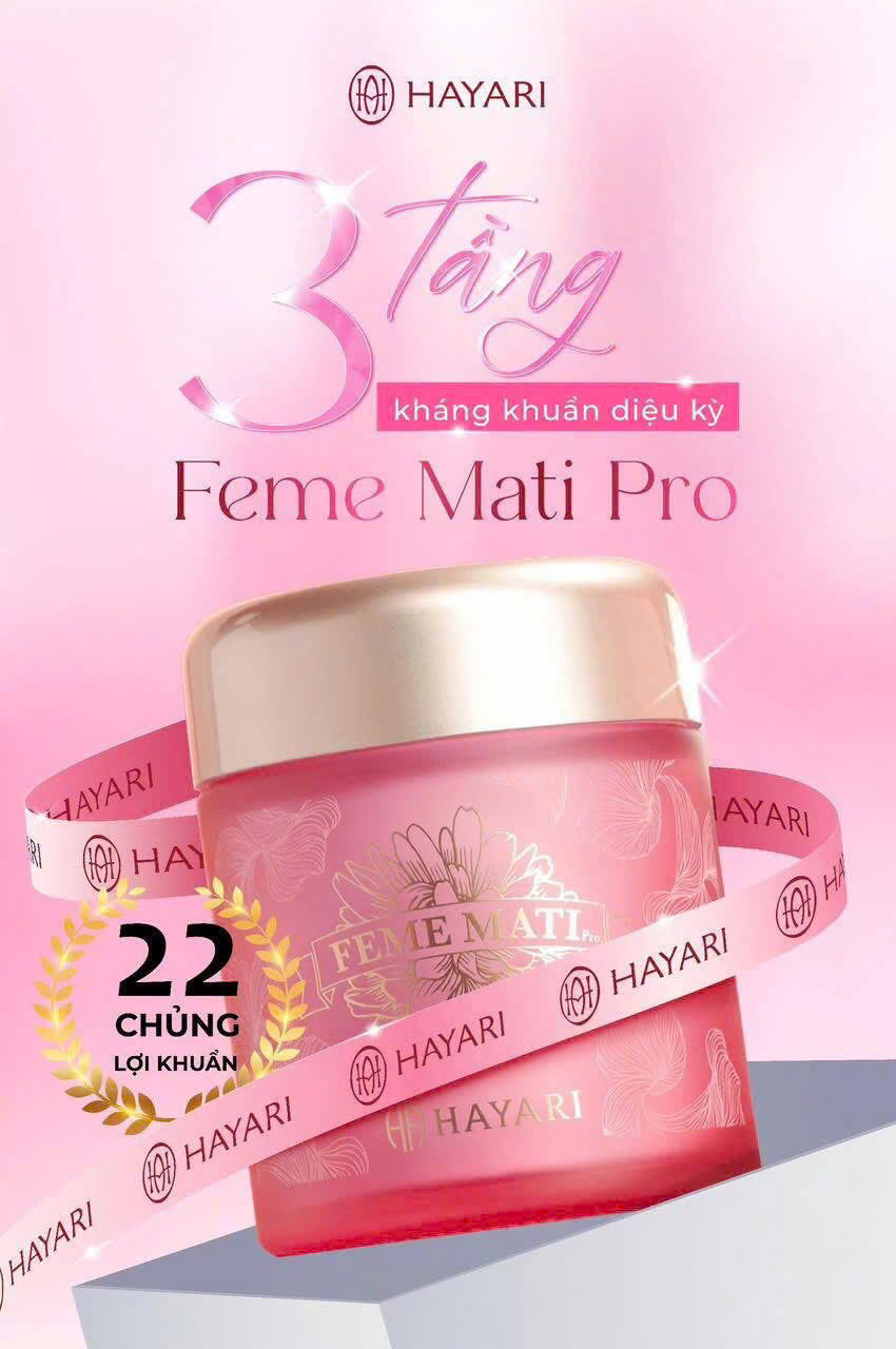 Viên uống men phụ khoa Feme Mati Hayari Nhật Bản 45 viên