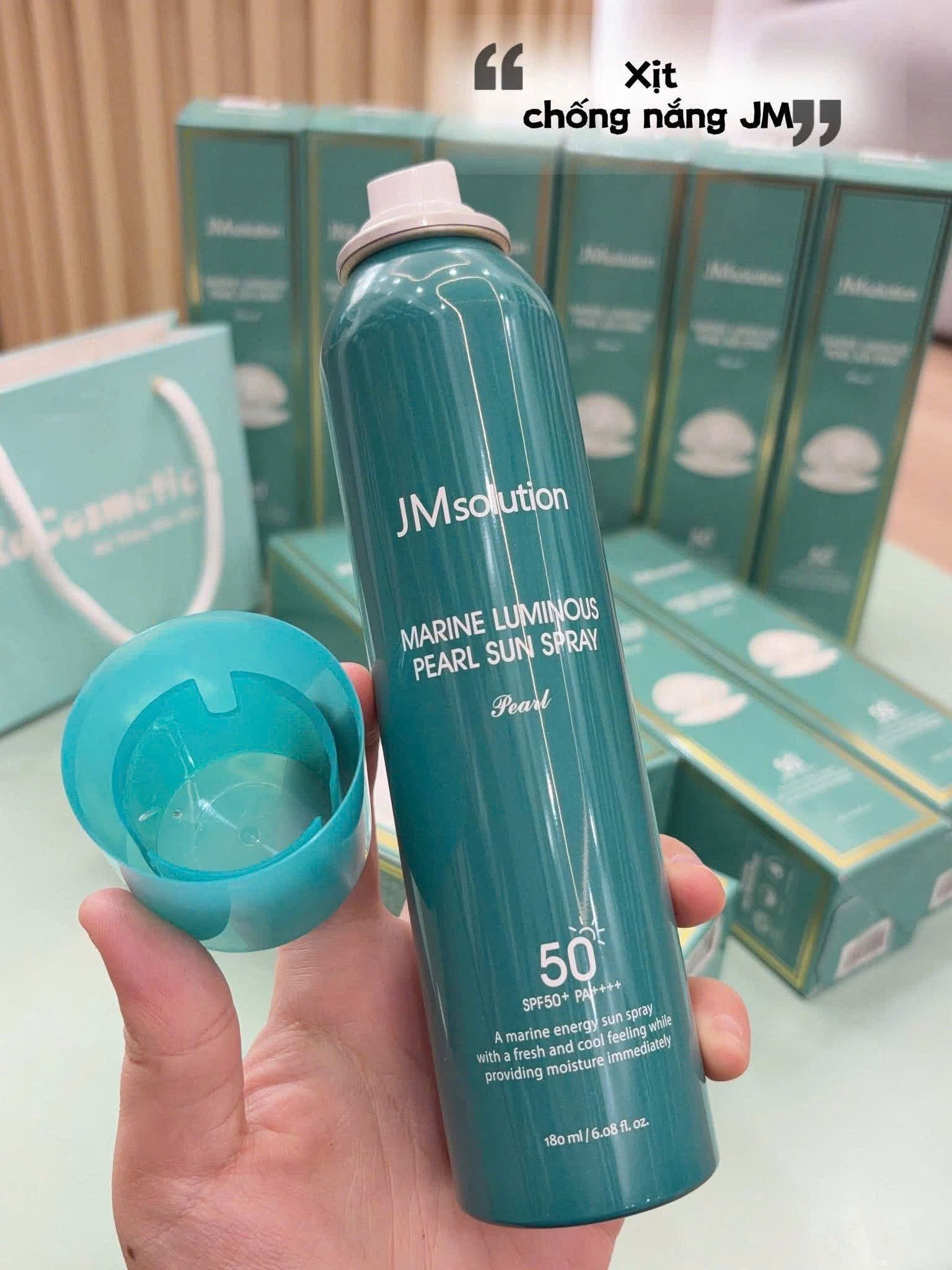 Xịt Chống Nắng Toàn Thân JMsolution Marine Luminous Pearl Sun Spray 180ml