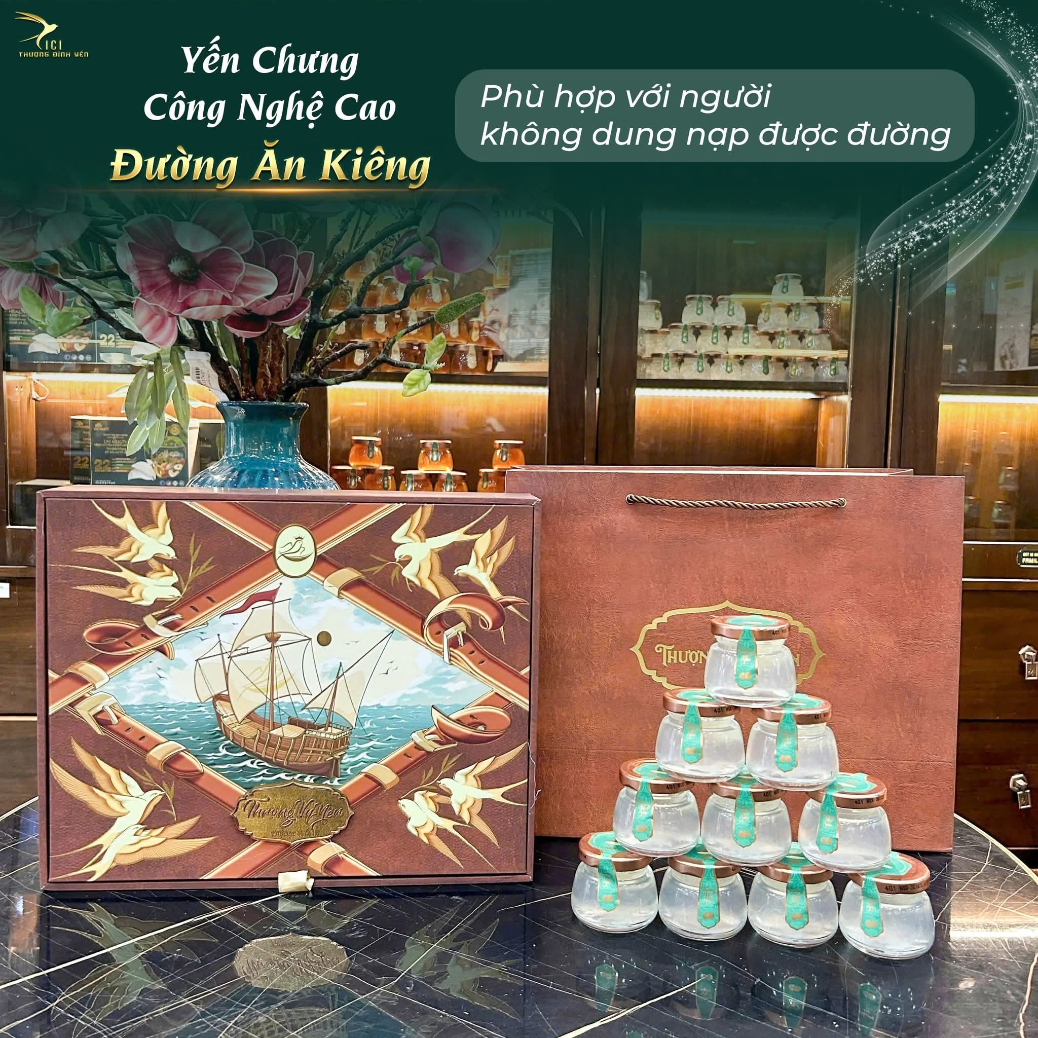 Yến biển chưng sẵn Thượng Vy Yến Vị Đường Ăn Kiêng - Yến Sào Cao Cấp ( Hũ lẻ )