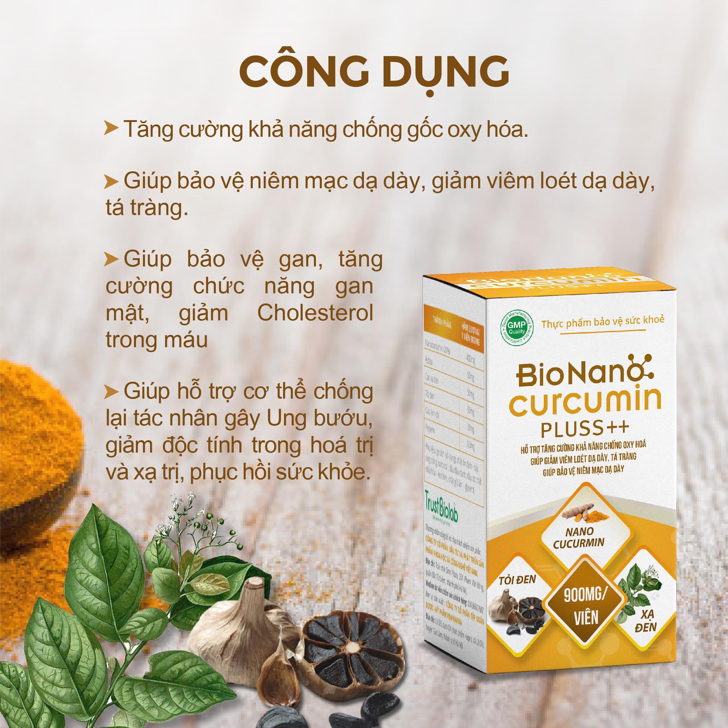 bio xạ đen, bio Curcumin plus, bio curcumin