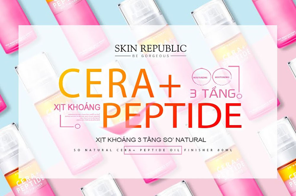 cera +peptide mỹ phẩm xịt khoáng