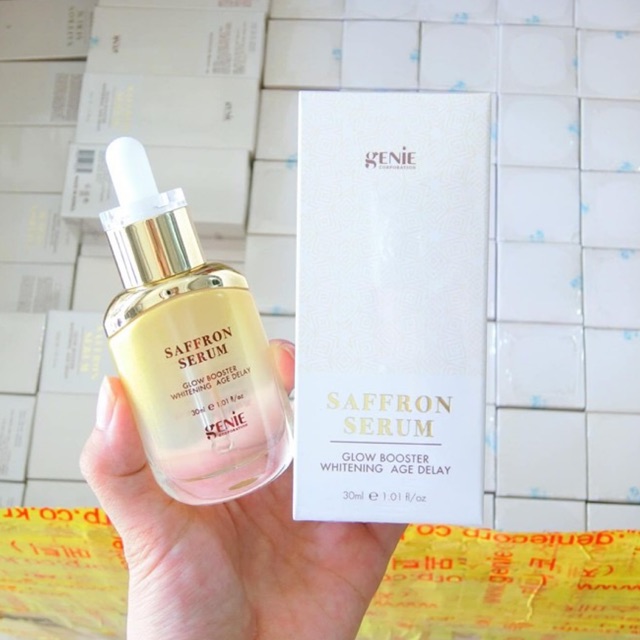 Serum nhụy hoa nghệ tây Genie Saffron Serum 30ml Hàn Quốc