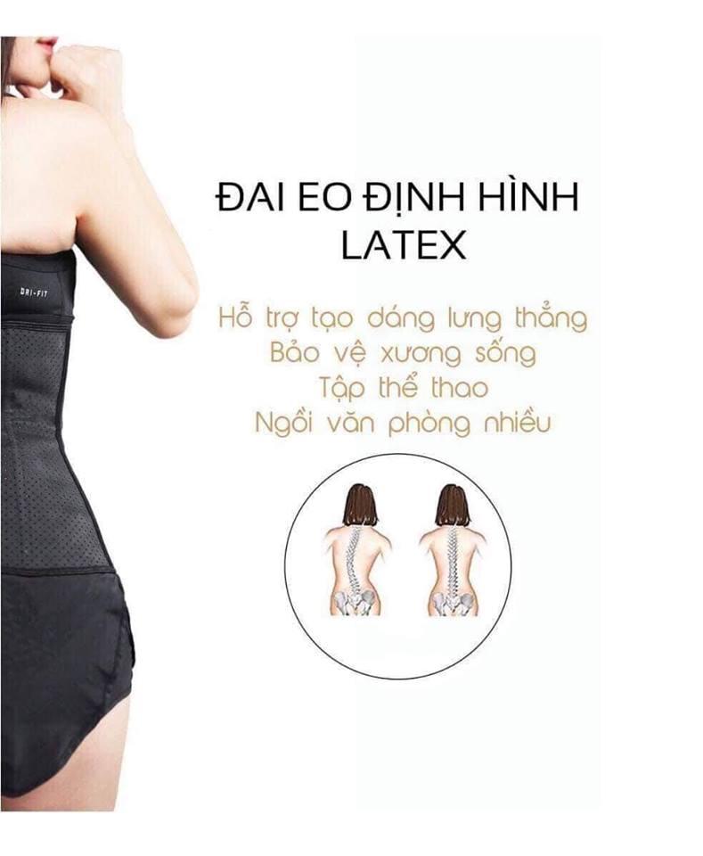 đai gen định hình Latex siết eo giảm mỡ