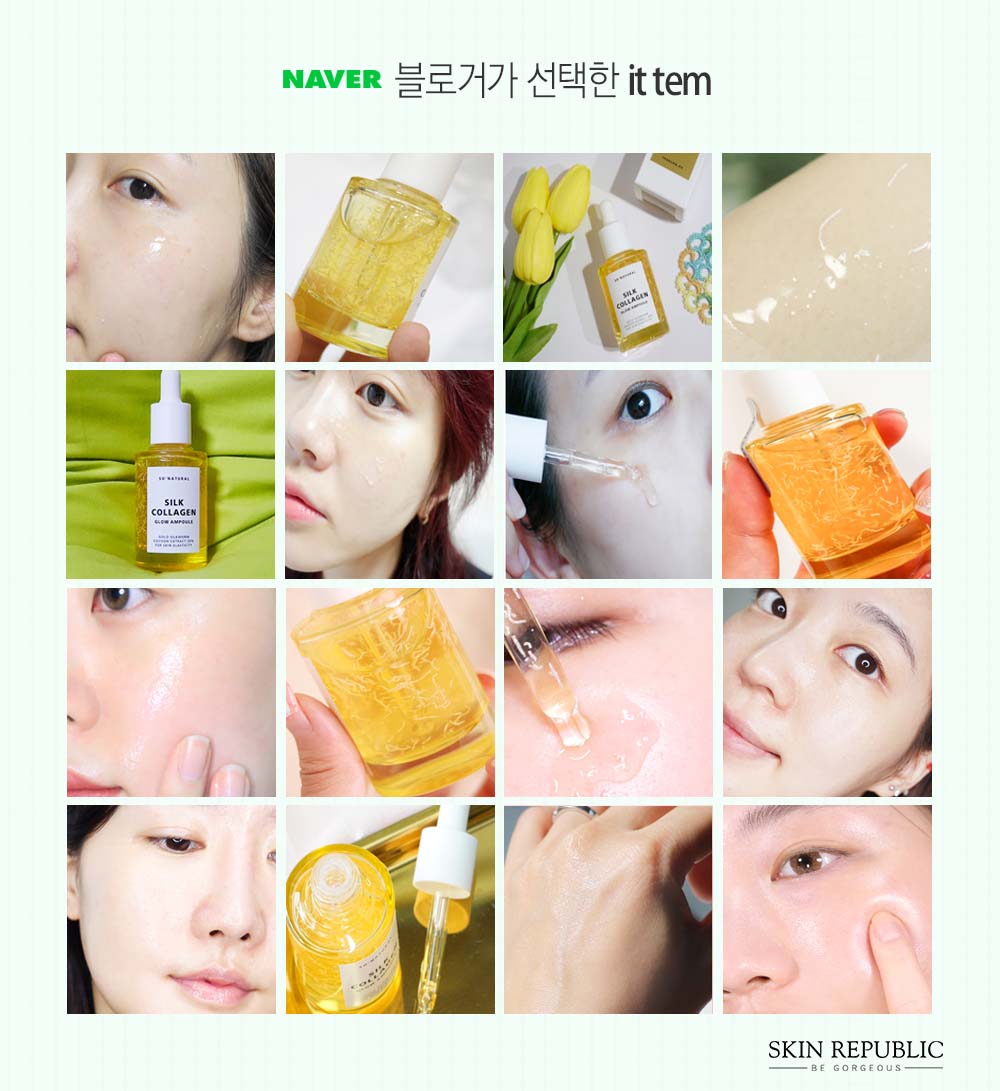 feedback khách hàng sử dụng silk collagen glow ampoule