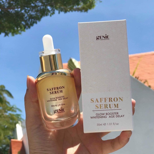 Serum nhụy hoa nghệ tây Genie Saffron Serum 30ml Hàn Quốc