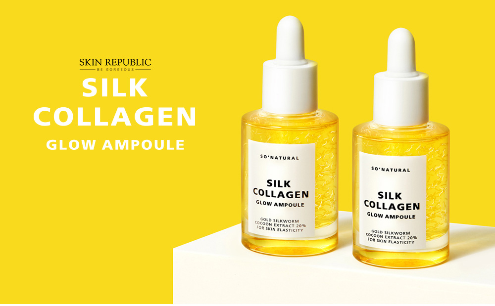 thành phần, công dụng silk collagen glow ampoule