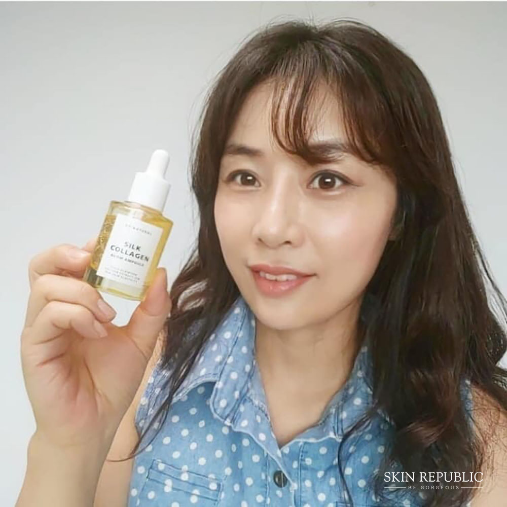 feedback khách hàng sử dụng silk collagen glow ampoule 3