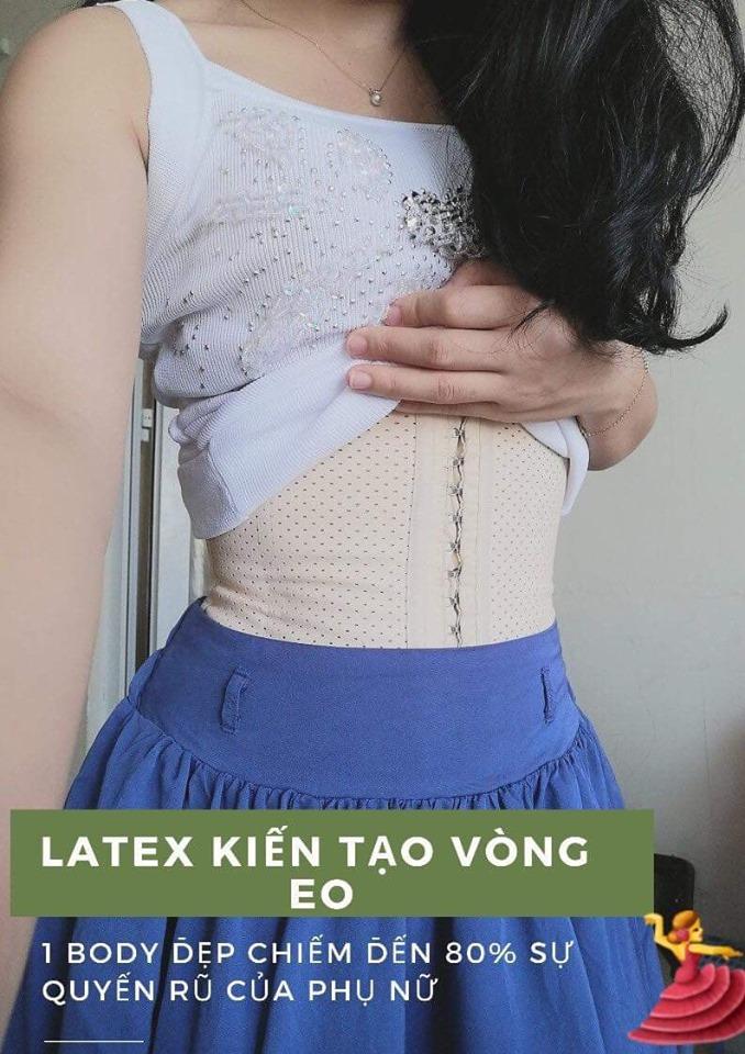 đai gen định hình Latex siết eo giảm mỡ