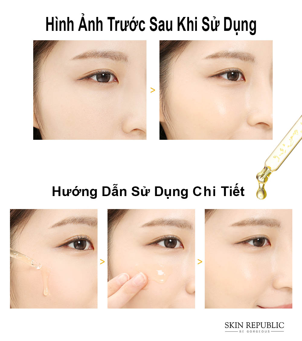 cách sử dụng silk collagen glow ampoule